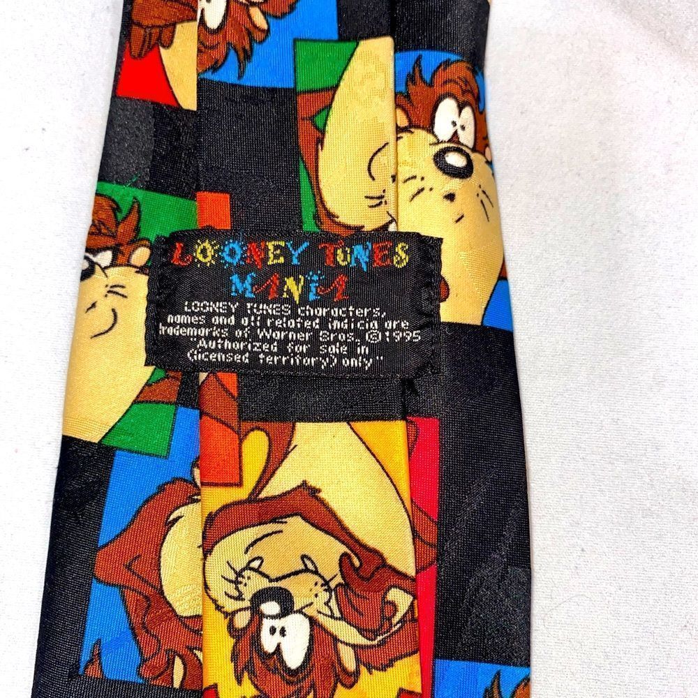 Looney Tunes Tasmanian Devil Neck Tie - Picture 8 of 9